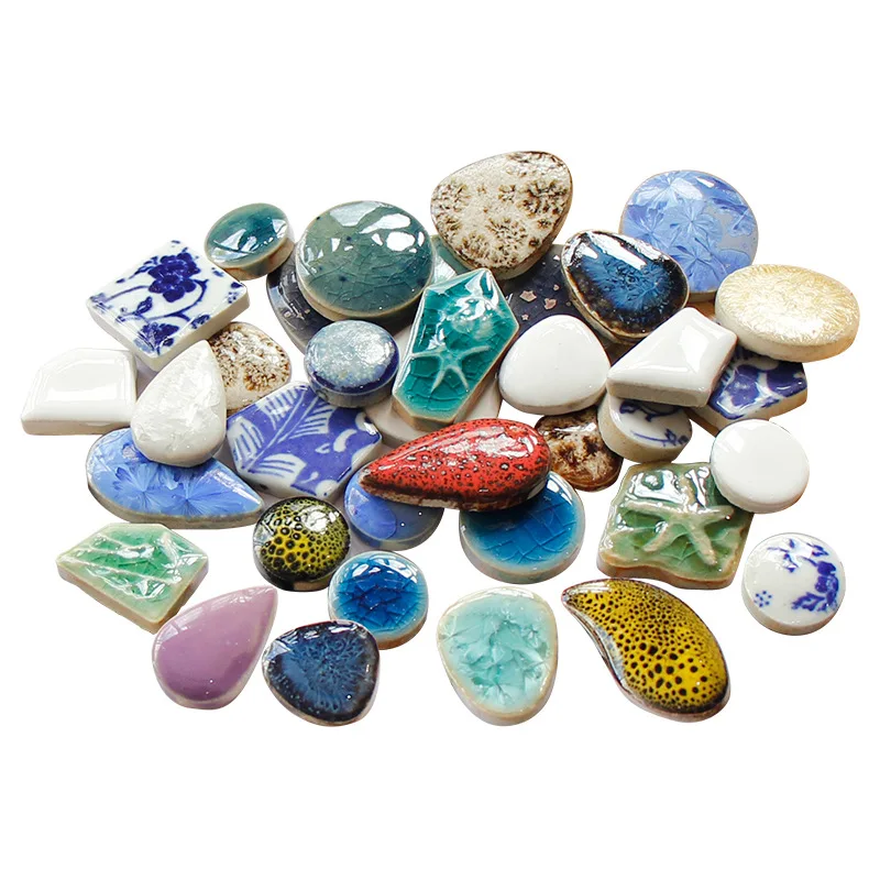 100g Oval Ceramic Mosaic Tiles - Ceramic Tile Blank ulasan dan harga