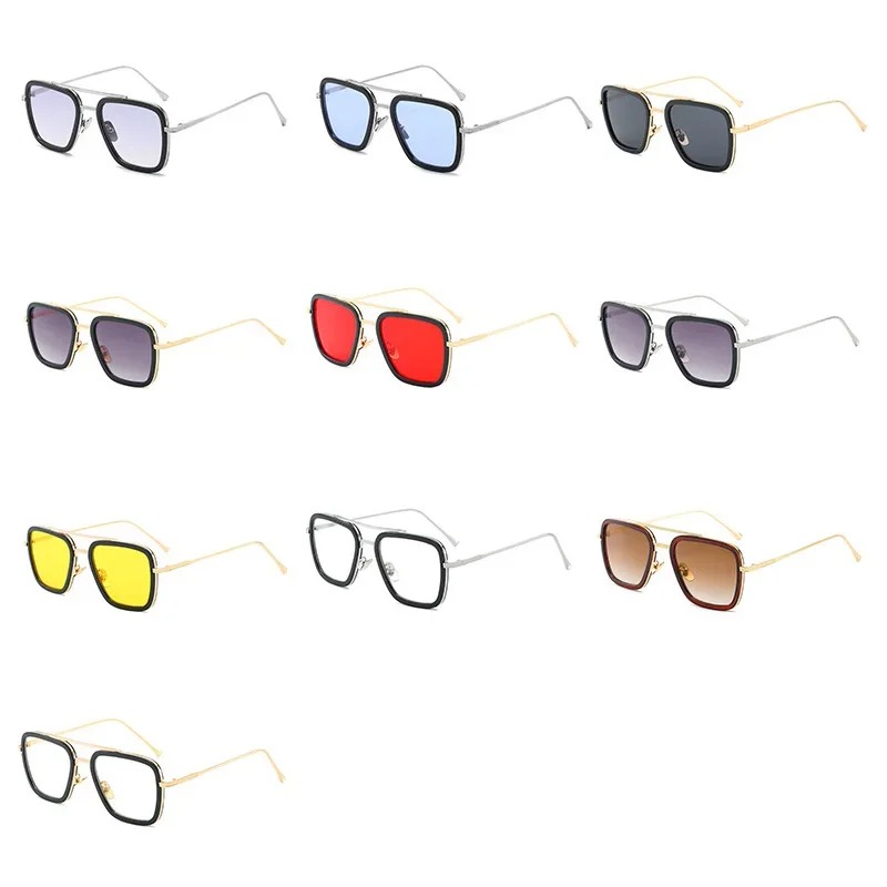 Steam Punk Tony Stark Sunglass - Metal Photo Panel ulasan dan harga