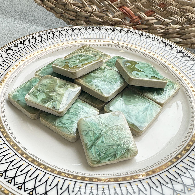 100g DIY Ceramic Mosaic Tiles  - Ceramic Tile Blank ulasan dan harga